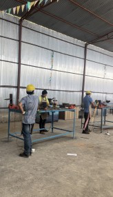 While training