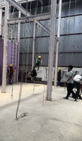 While training